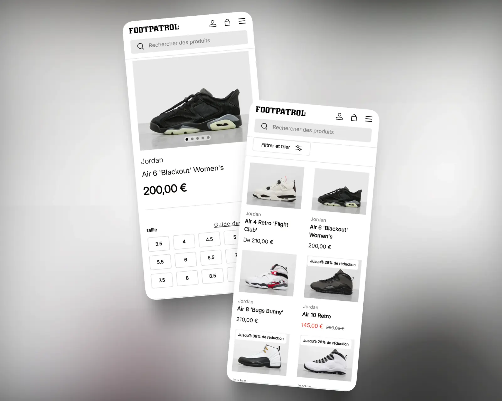 Footpatrol : visuel 1 du projet